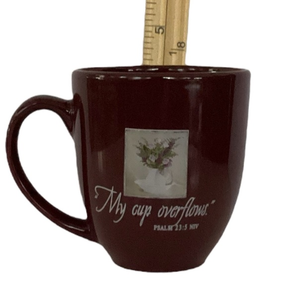 Dayspring Psalm 23:5 Inspirational Coffee Mug “My Cup Overflows” - Picture 2 of 4